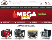 Tablet Screenshot of lojassgeradores.com.br